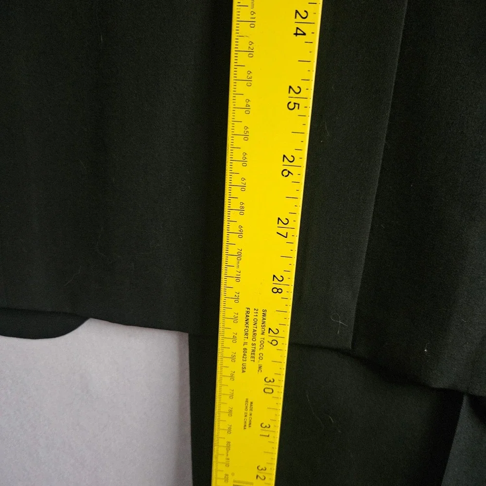 Vtg Hickey Freeman Corrigan Twill 3 Button Suit Black Wool Blazer Pants 43R 35W